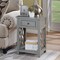 Alaterre Furniture 15.75 W, 15.75 L, 23.75 H, Pine with Composite Wood, Gray ANCT0140 - alternate 6